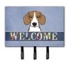Carolines Treasures BB1425TH68 Beagle Welcome Leash & Key Holder