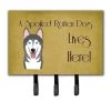 Carolines Treasures BB1466TH68 Alaskan Malamute Spoiled Dog Lives Here Leash & Key Holder
