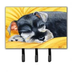 Carolines Treasures AMB1161TH68 Snoozing Schnauzer Leash or Key Holder