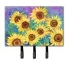 Carolines Treasures IBD0247TH68 Sunflowers & Purple Leash or Key Holder