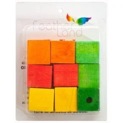 Caitec Corp Caitec 578 1 1/2 in. x 1 1/2 in. Wood Blocks - Pack of 9