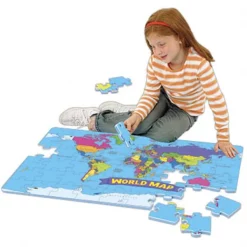 Educational Insights Ei-4810 World Foam Map Puzzle