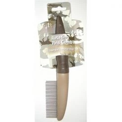 Enrych 5920 Rotating Pins Pet Grooming Comb; Camouflage