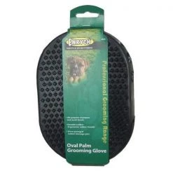 Enrych 6849 Rubberized Pet Grooming Glove; Green