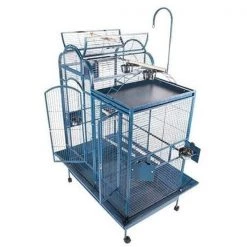 A & E Cage Company Llc A&e Cages AE-PC-4226DP Small Split Level House Bird Cage - Platinum