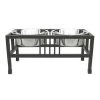 Pets Stop RDB13 Baron Double Raised Dog Bowl - Small