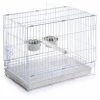 Prevue Hendryx PP-1305 White Travel Bird Cage