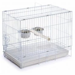 Prevue Hendryx PP-1305 White Travel Bird Cage
