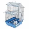 Go-Fish House Style Bird Cage - Blue