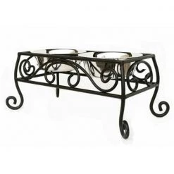 Petsstop RDB32L Noblesse Elevated Pet Feeder - Large