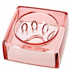 Free-Free Industrial FelliP NPA1SB2-1-10S 5.5 in. Kristal Good Manners Pet Bowl; Pink Ruby