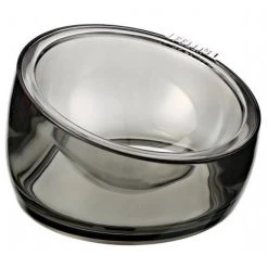 Free-Free Industrial FelliP NPA3SB1-1-822 5.5 in. Oblik Supreme Pet Bowl; Smoky Quartz