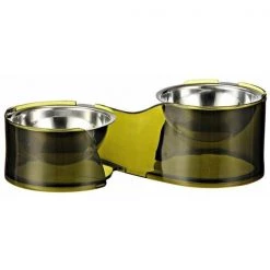 Free-Free Industrial FelliP NPA4SB2-1-429 4.5 in. Hilo Duo Superb Pet Bowl; Kiwi