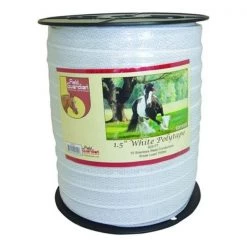 Field Guardian 631820 1.5 in. White Polytape - Reinforced - 825 ft.