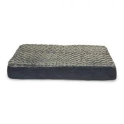 Furhaven Cat Furhaven 32335087 Ultra Plush Deluxe Ortho Mat - Gray Medium Pet Bed