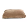 Furhaven Cat Furhaven 21442081 Snuggle Terry & Suede Deluxe Pillow - Espresso Large Pet Bed