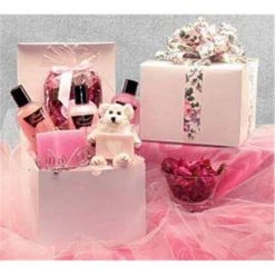Gift Basket 818014 8oz. Relaxation Spa Care Package - Pink
