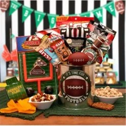 Gift Basket Drop Shipping 852012 Football Time Gift Pail