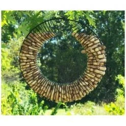 Songbird Essentials SE6019 Whole Peanut Wreath Black