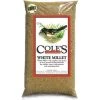 Coles Wild Bird Products Co COLESGCMI20 White Millet 20 lbs.