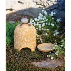 Ancient Graffiti ANCIENTAG17017 River Stone Toad House Yellow