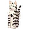 Songbird Essentials Sitting Black & White Striped Cat Birdhouse
