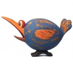 Songbird Essentials Blue & Orange Loony Bird Birdhouse