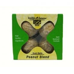 Wildlife Sciences WSC404 Peanut Blend Suet Balls 4 pack (boxed)