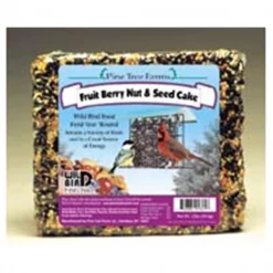 Pine Tree Farms 2.5 lb. Fruit Berry Nut Seed Cake - 8 Count