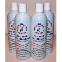 The Never Never Co. TEATREE-4PACK Tea Tree Shampoo 4 Pack of 17 oz. Bottles
