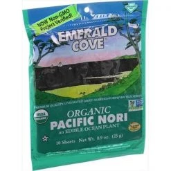 Emerald Cove 0.9 Ounce Organic Pacific Nori - Untoasted Hoshi