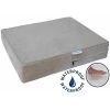 Go Pet Club AA-44 Solid 44 in. Memory Foam Orthopedic Dog Pet Bed with Waterproof Cover; Khaki