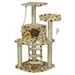 Go Pet Club F50 48 in. Cat Tree Condo House Furniture; Paw Print