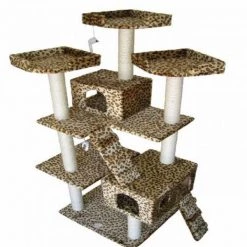 Catlady 72 in. Leopard Cat Tree