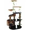 Go Pet Club F2092 74 in. Black and Brown Cat Tree Furniture