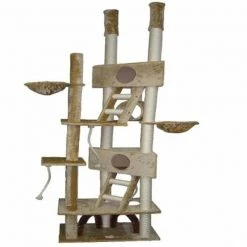 Go Pet Club FC03 106 in. Beige Cat Tree