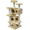 Go Pet Club F2024 GoPetClub 53 in. Cat Tree Condo Scratcher Post Pet Bed Furniture F2024