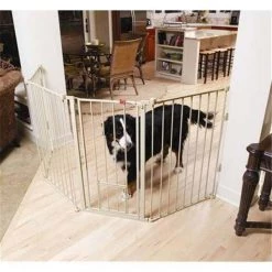 Carlson 1510HPW Flexi Extra-Tall Walk-Thru Gate with Pet Door