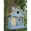 Home Bazaar HB-9030BS Pacific Grove Birdhouse - Light Blue With Yellow
