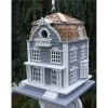 Home Bazaar HB-2031 Sag Harbor Birdhouse - Signature Series Blue with Mansard Roof