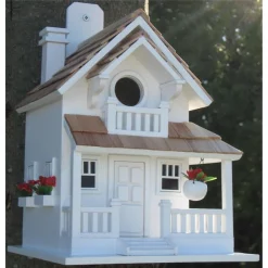 Home Bazaar HB-9045WS Backyard Bird Cottage - White