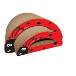 Imperial Cat 01123 Ladybug Scratcher - 2-in-1