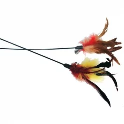Imperial Cat 01155 25" L Feather Wand - Pet Toy