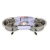 Hartz Mountain Industries Inc Hartz Living Stainless Steel Pet Feeding Dishes 98776