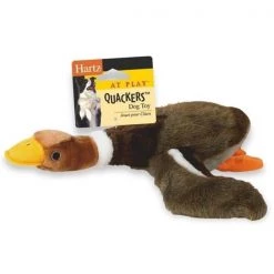 Hartz Mountain Industries Inc Hartz 05445 4"H x 14"W x 9" D Quackers Plush Duck Dog Toy