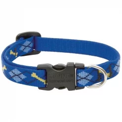 Beloved 50in. X 8in.-12in. Adjustable Dapper Dog Design Collar For Small Dogs & Pu