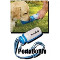Heininger Holdings Llc PortablePet PortaBottle Travel Sport Bottle & Dish 3058