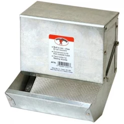 Miller Manufacturing 7in. Galvanized Rabbit Feeder AF7SL