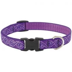 Lupine Inc .75in. X 9in.-13in. Adjustable Jelly Roll Design Dog Collar 96901