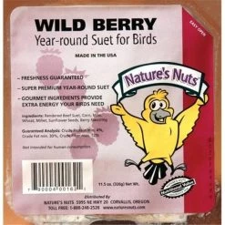 Chuckanut Products 11.5 Oz Wild Berry Suet 00162